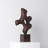 Brown Free Form Solid Wood Decorative Object