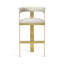 Darcy Upholstered Stool with Metal Frame-30818063-30818064-48357524
