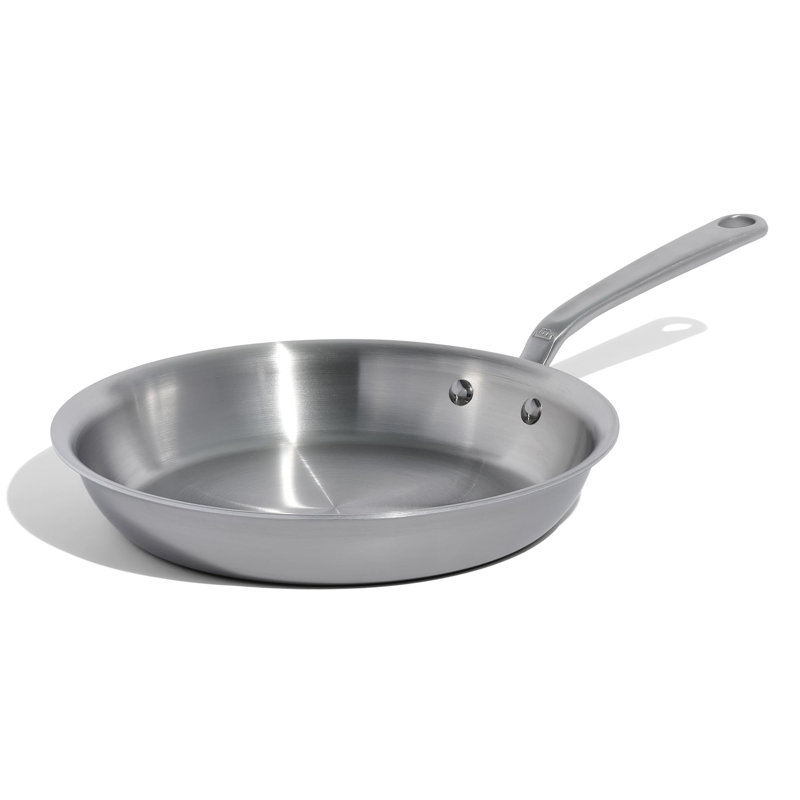 10-Inch Stainless Steel Professional Frying Pan with Stay Cool Handle