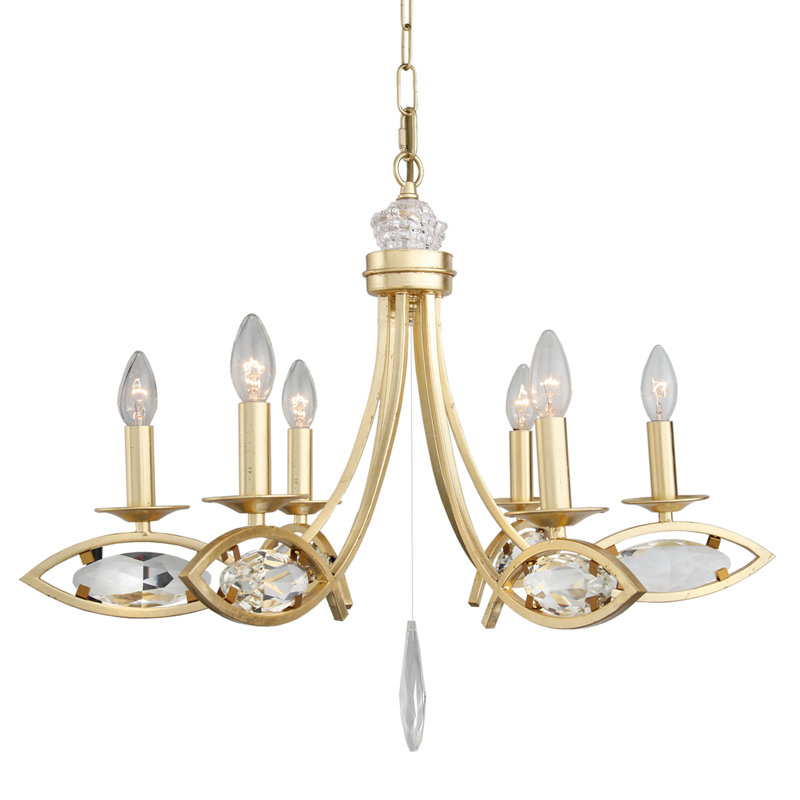 Winkelman 6 - Light Dimmable Empire Chandelier