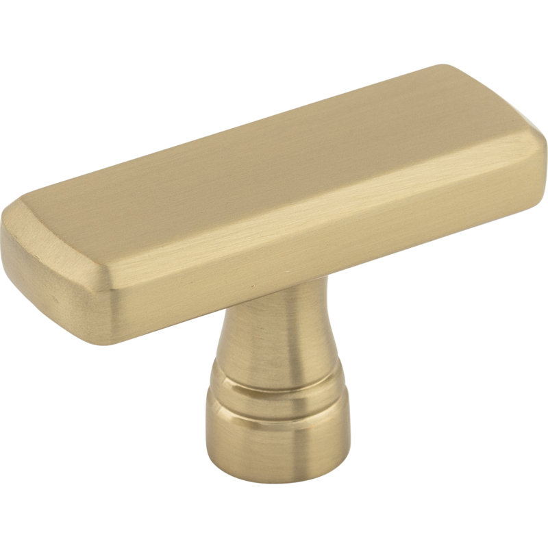 Kingsbridge Rectangle Knob, Honey Bronze, 1 7/8" Knob Length