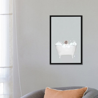 Bain bleu chaton par Leah Straatsma-reproduction d’art