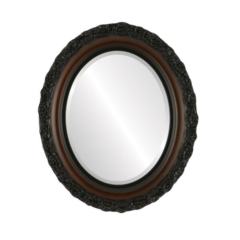 Miroir d'appoint Winegar, Bois de rose, 21 po x 17 po