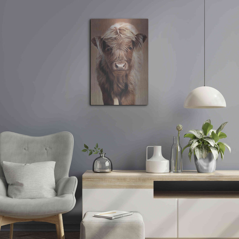 " Angus " by Sam Dolman, 24" H x 16" W