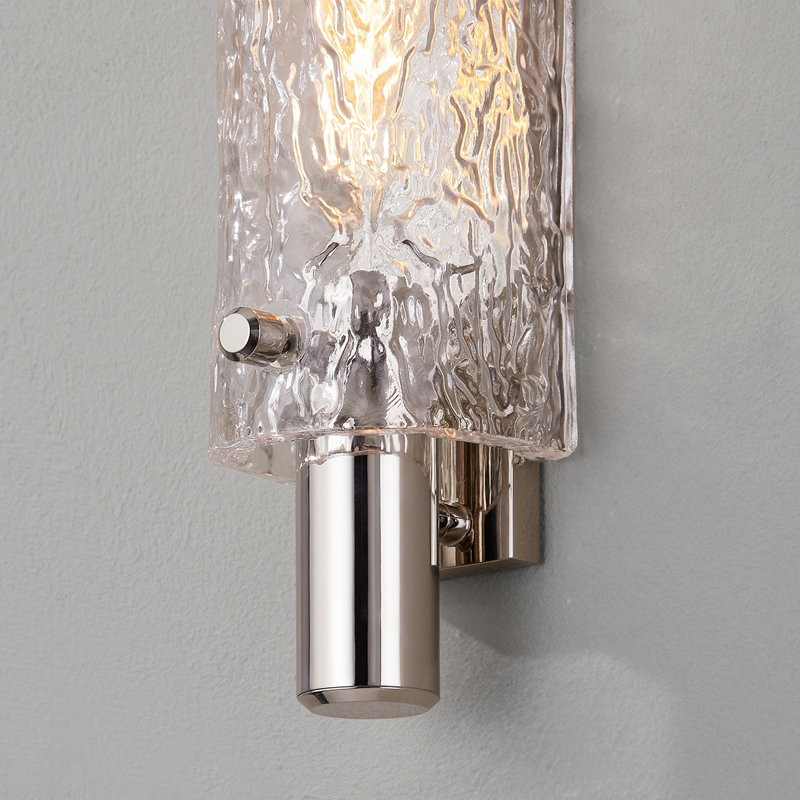 HARWICH 1 LIGHT WALL SCONCE, Polished Nickel