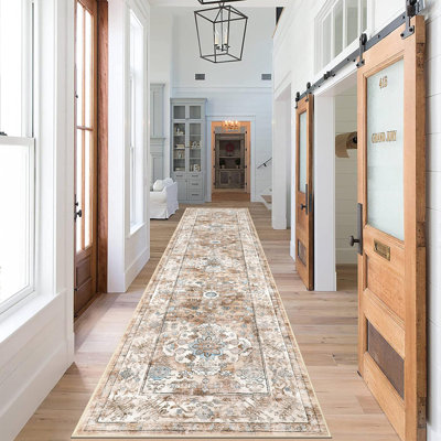 Floral Flatweave Area Rug