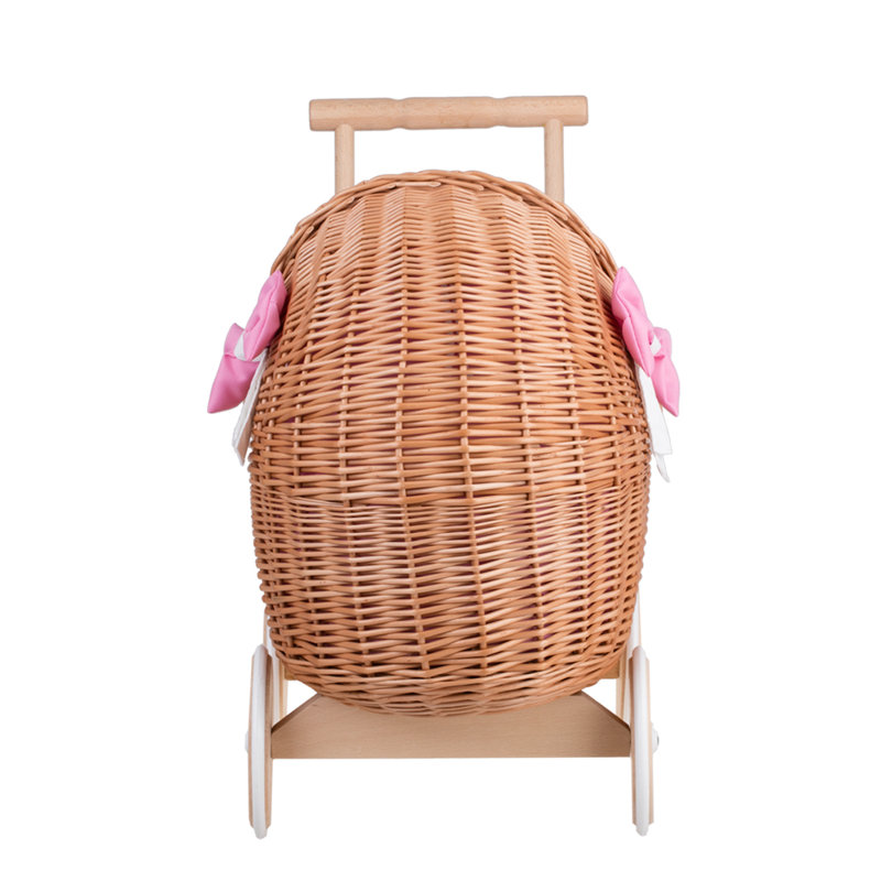 Hinnenkamp Wicker Doll Stroller