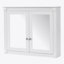 Armoire de rangement murale pour salle de bain, armoire de toilette avec miroir et 2 tablettes réglables-933145912