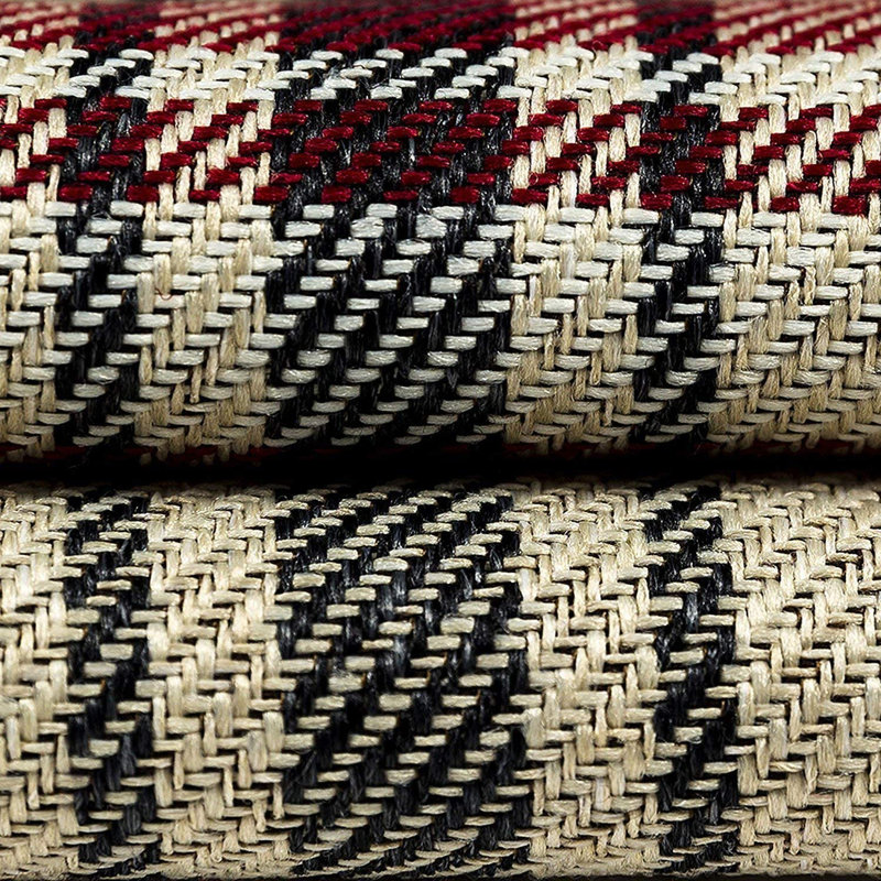 Brewton Throw Blanket, Red/White