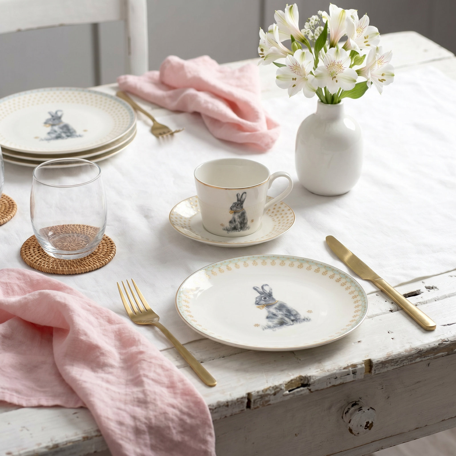 Meadow Lane 8" Porcelain Salad Plate