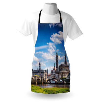 No Pattern Bib Apron