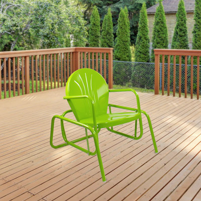 Chaise de patio d'extérieur en tulipe