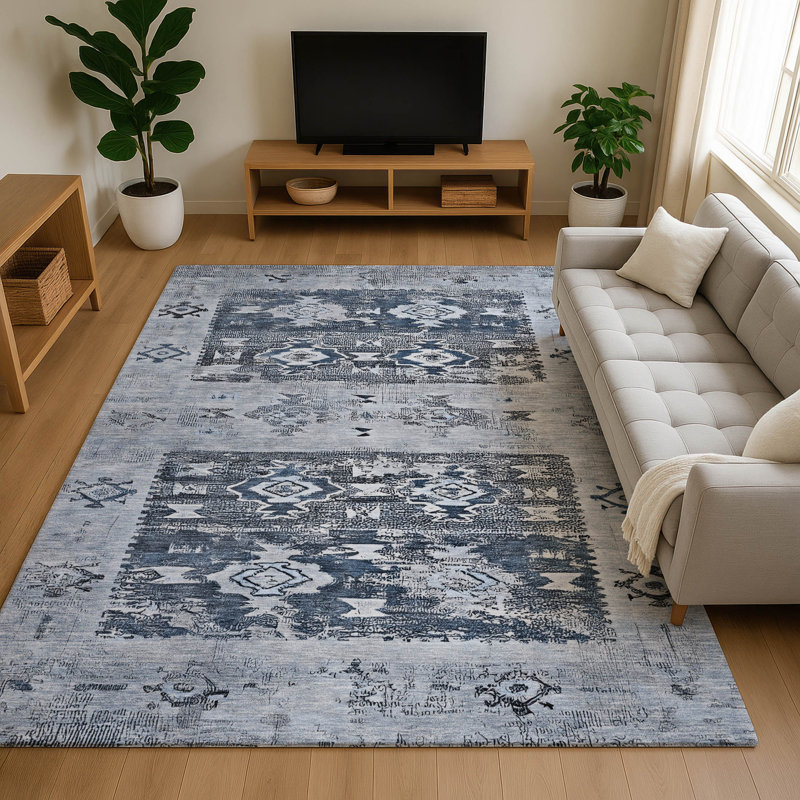 Tapis de qualité supérieure Honig AMF1662 Global, Rectangulaire 8 pi x 10 pi