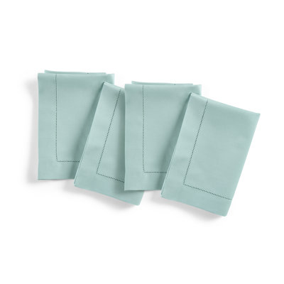 Cotton Linen Hemstitch Dinner Napkins