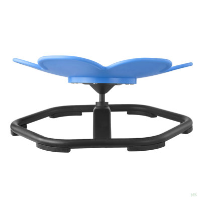 Kids Swivel Chair, 220 lbs Capacity, Flower Shape Sensory Spinning Chair, Autistic Kids Sensory Toy Seat with Non-Slip Metal Base, Toddler Sit & Spin Seat for Coordination Balance Focus