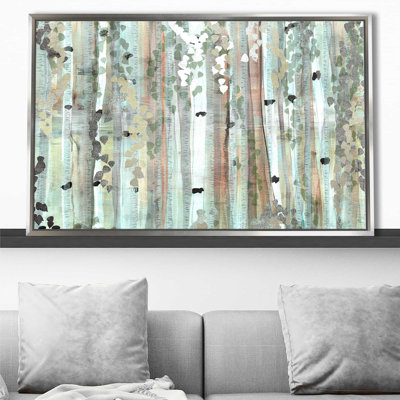Spring Birch Meadow par - Peinture