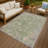 Machine Washable Indoor/Outdoor Matsumura ACN2302 Global Rug-641435450