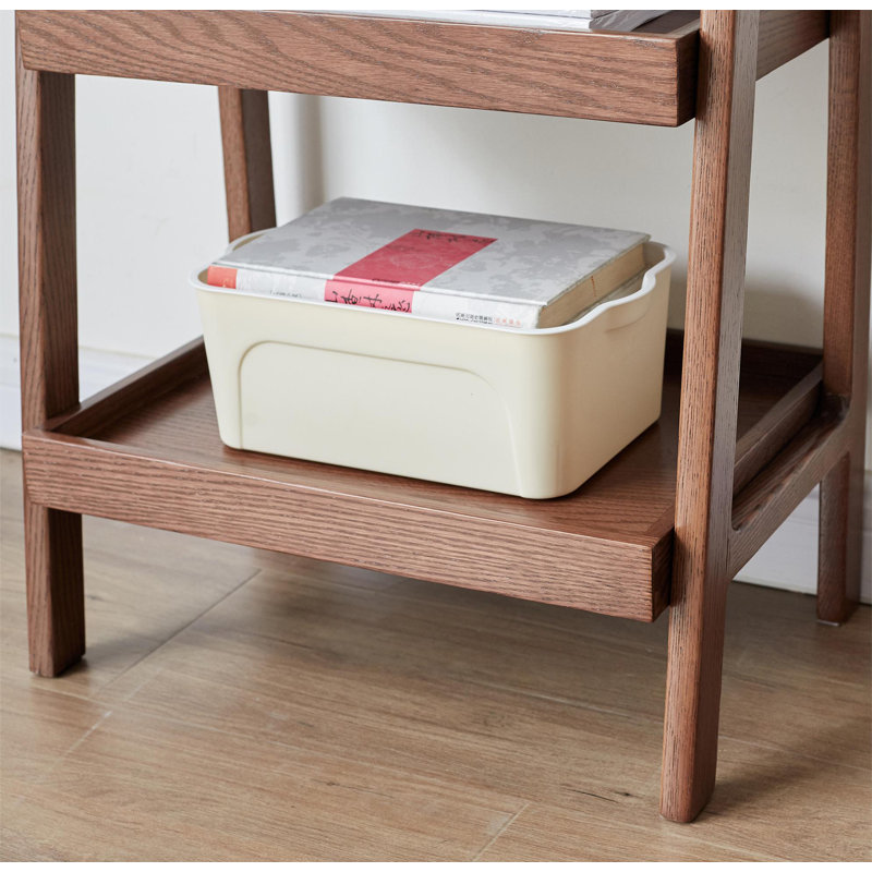 Latitude Run® Miela 17.72'' W Solid Wood Storage Rack | Wayfair