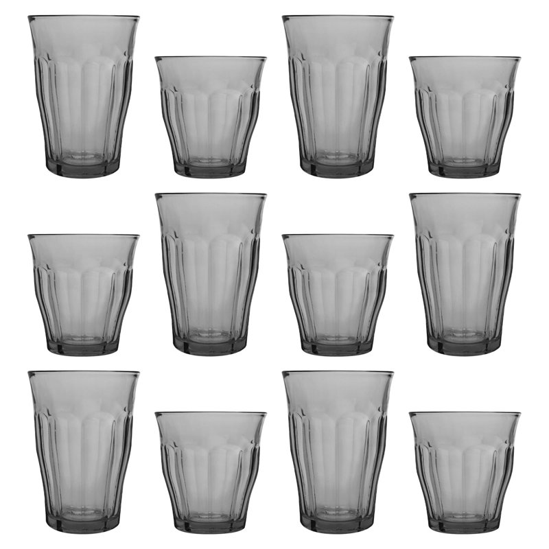 12.67ml Highball Glass Set, Grey