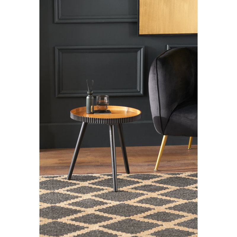Wurtsboro Pine Wood Side Table