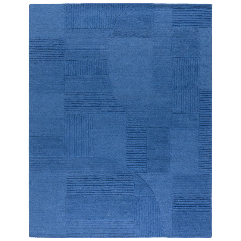 Ivanenko 401 Hand Tufted Polyester Pile Geometric Shapes Indoor Use Only Rug, Rectangle 8' x 10'
