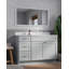 Meuble-lavabo simple avec plateau en quartz Disar-122120488-122120486