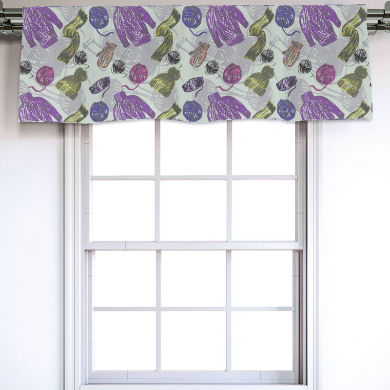 Sateen Ruffled Window Valance