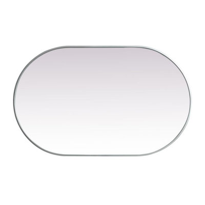 Elington Metal Oval Mirror