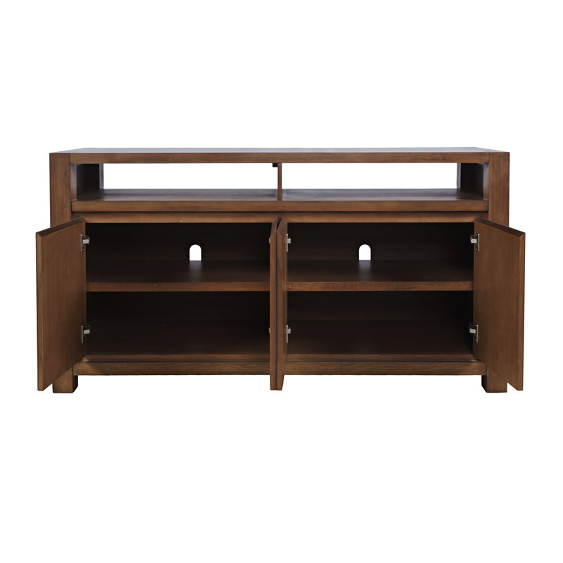 Meuble télé 60 po Brownstone, H 32 po x L 60 po x l 18 po, Bois brun
