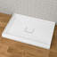 Base de douche en acrylique l 48 po x P 32 po avec seuil simple pour installation en alcôve avec couvercle de drain rectangulaire
