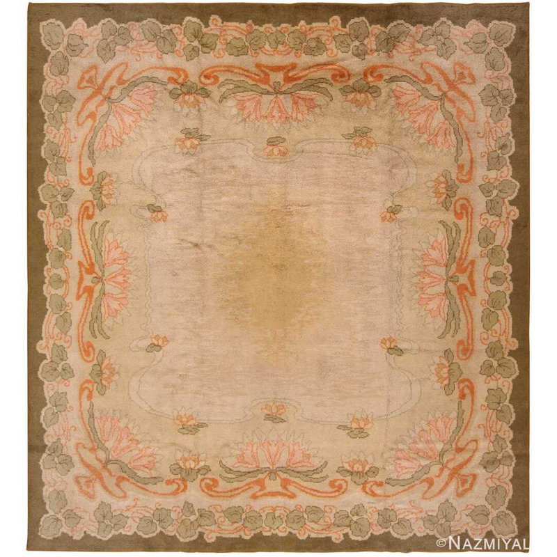 Tapis antique antique Art Nouveau
