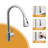 25" Drop-In 16 Gauge Kitchen Bar Sink Single Bowl Stainless Steel Kitchen Sink with Pull Down Faucet-124062833-124062836
