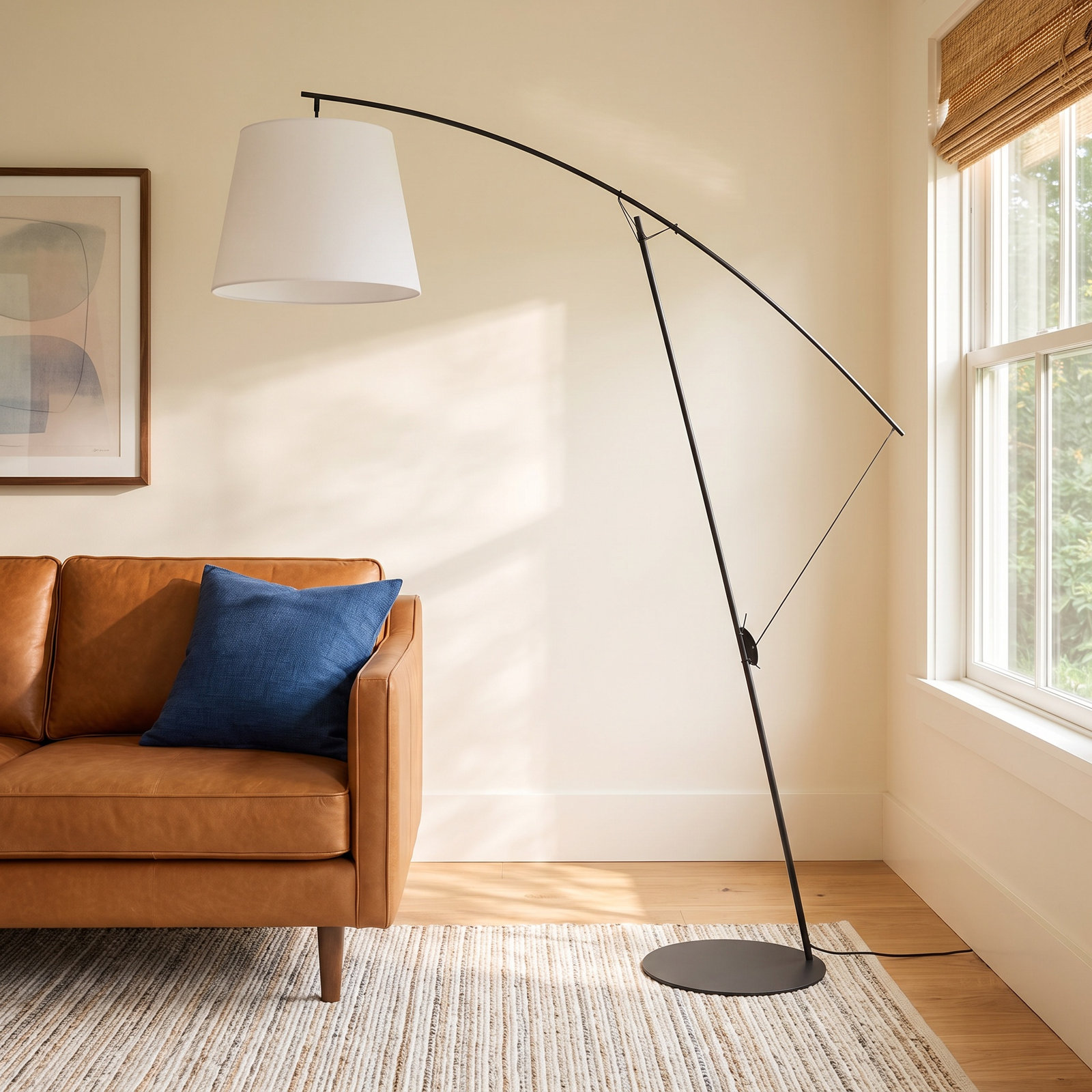 Esra 84" Adjustable Height Floor Lamp