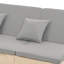 Chaise longue d'extérieur en osier 2 places-2043774986