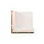 Ensemble de canapés en bois d'acacia 4 pièces, beige