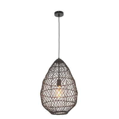 Blountville 1 - Light Rattan Pendant