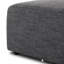 Lawndale Ottoman PC-Saxon Charcoal