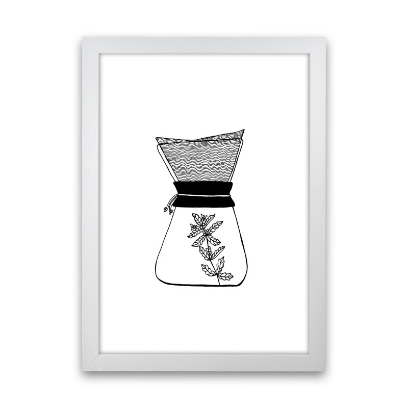Chemex by Carissa Tanton - Print, White Framed, 63cm H x 46cm W x 3cm D