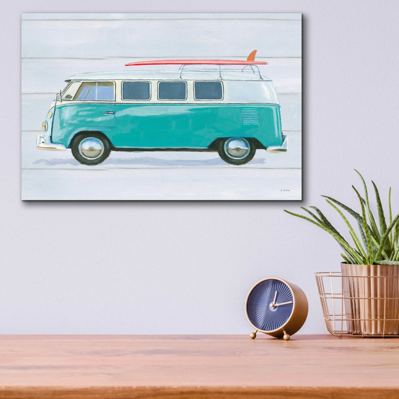 «Beach Ride X» par James Wiens, art mural en verre acrylique, H 12 po x l 16 po x P 0,13 po