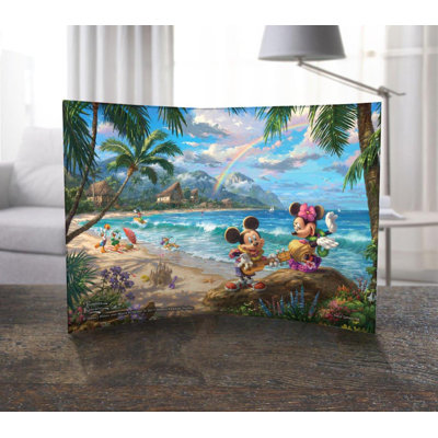 «Thomas Mickey et Minnie à Hawaï» par Thomas Kinkade