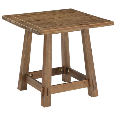 Square Solid Wood Dining Table for 4 People, 31.5-Inch Small Kitchen Dinner Table for Dining Room