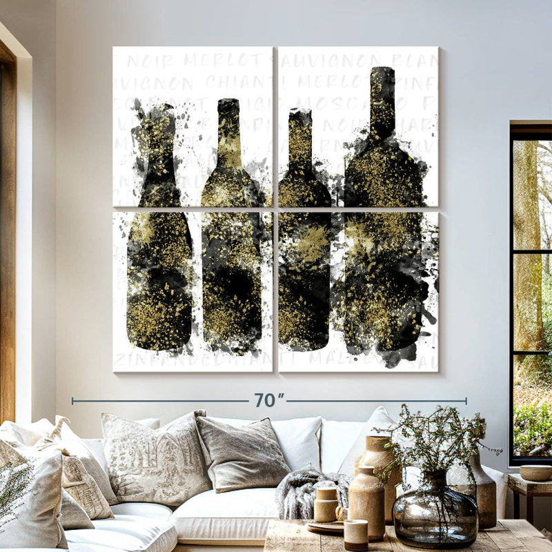 Yarlin Splash Of Wine I, 57" H x 57" W