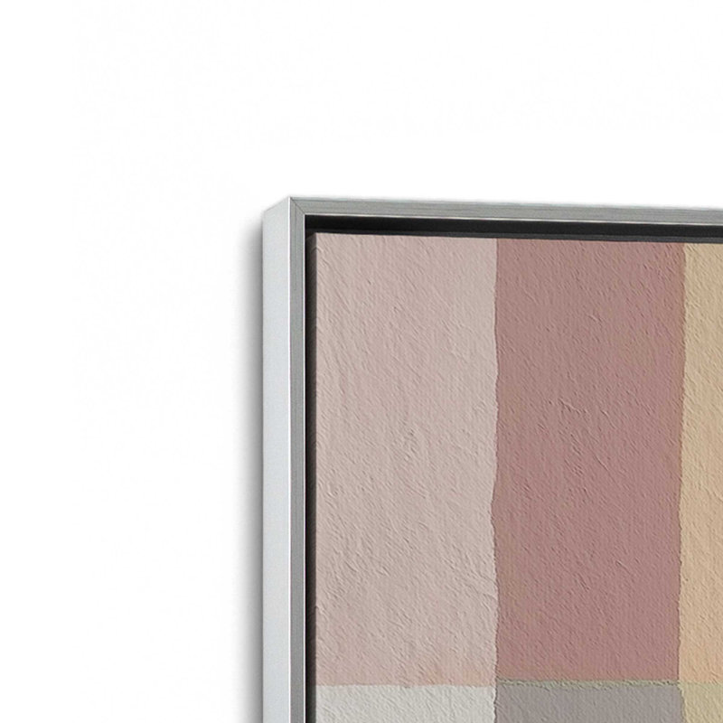 «Blossoms in Glass», ensemble de 2 impressions, 16 po x 16 po, Cadre flottant en chrome poli
