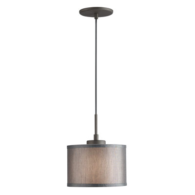 Luminaire suspendu tambour 1 lumière Keiser