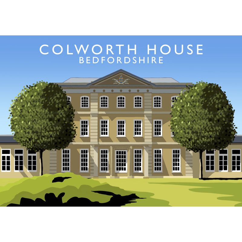 Colworth House by Richard O'Neil - Print, 30 cm H x 40 cm W x 1 cm D, No Frame