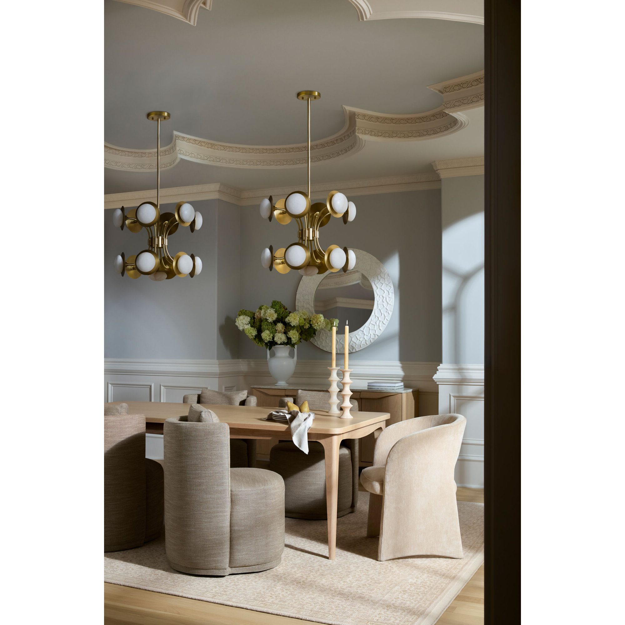 Becki Owens x Surya Mollie Dining Table