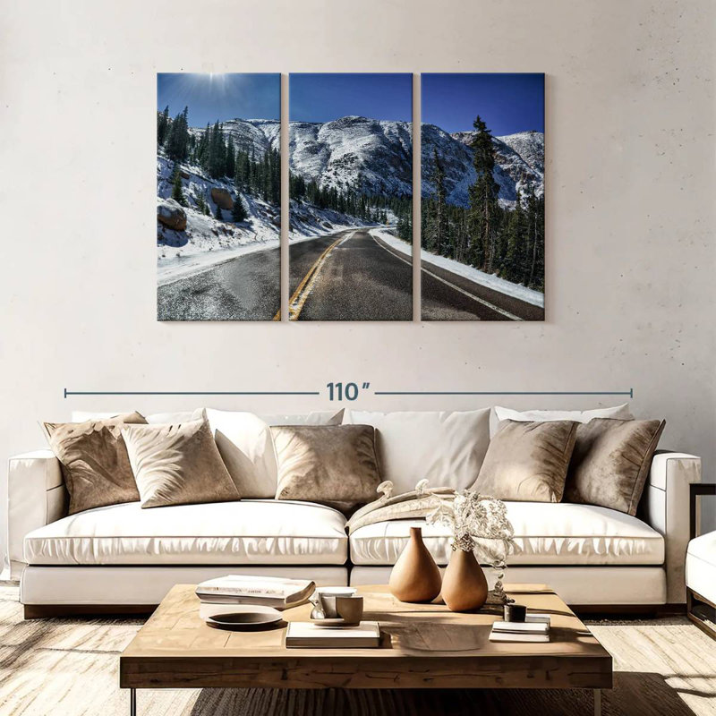 Alvord Pikes Peak Winter Drive, 48" H x 74" W