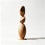 Objets décoratifs en bois de teck moderne et abstrait