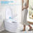 Smart Toile With Automatic Heated Seat Sensor, Foot Sensor Flush, And Off-seat Auto Flush.