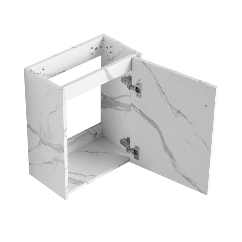 Floating Wall-Mounted Bathroom Vanity with Sink